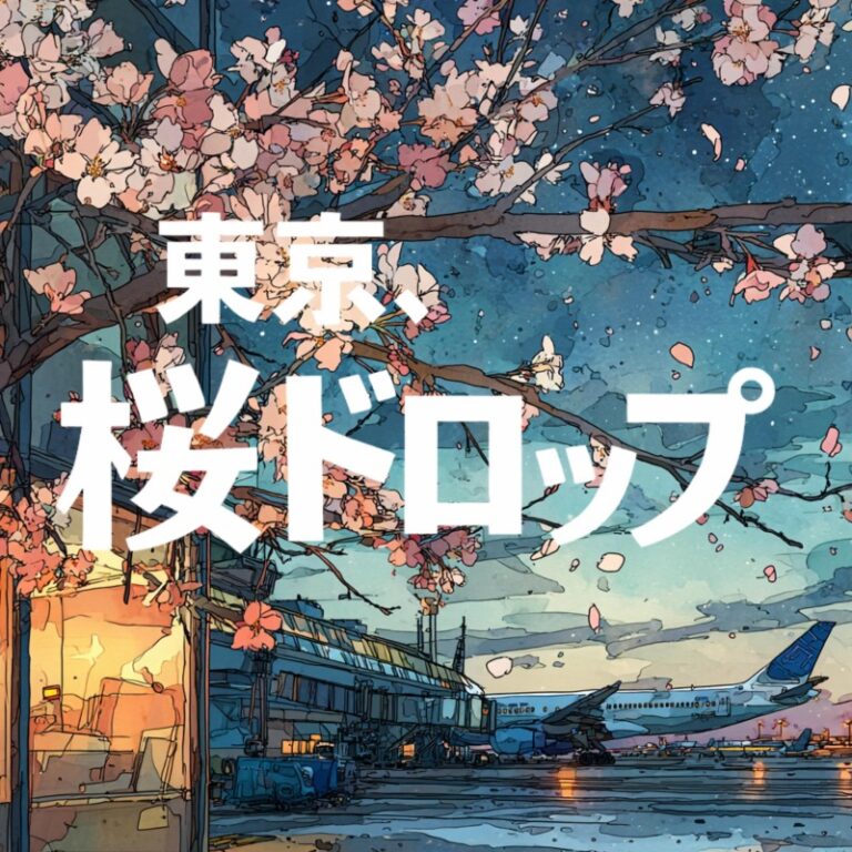 東京、桜ドロップ ジャケット